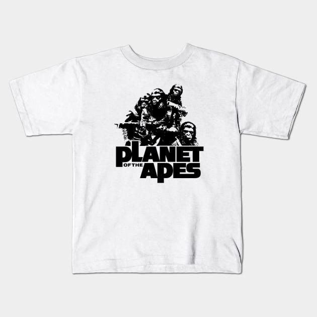 PLANET OF THE APES - Soldiers Kids T-Shirt by KERZILLA